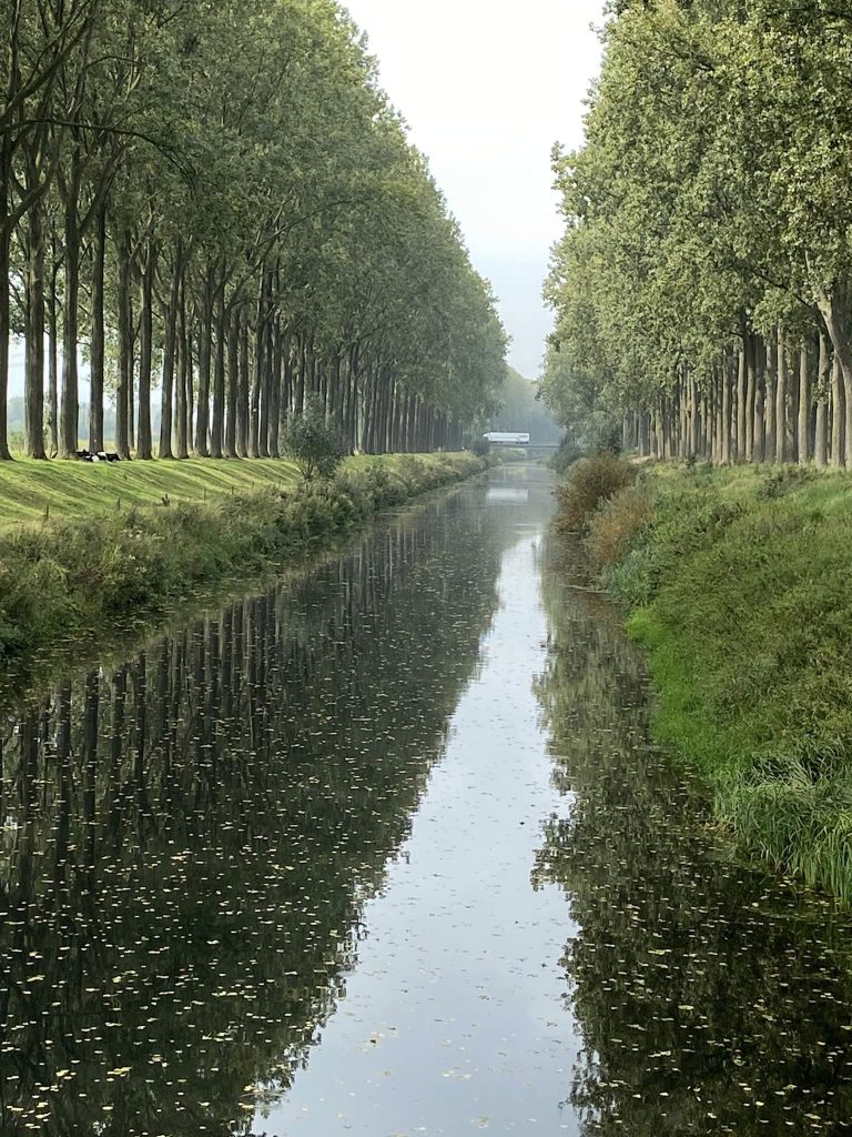 Канал Брюгге-Дамме-Слейс, велосипедная прогулка.